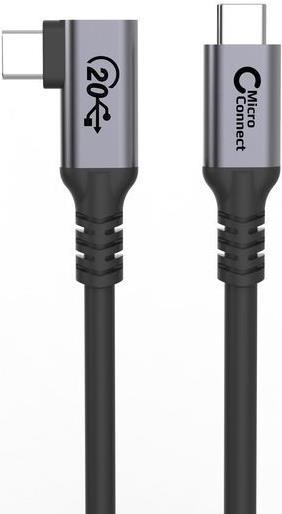 Actual product image MicroConnect Premium USB-C cable 1m (1 m, USB 3.2 Gen 2x2, 100 W)