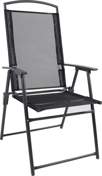 Actual product image VCM 2 pcs garden chair high chair textilene foldable