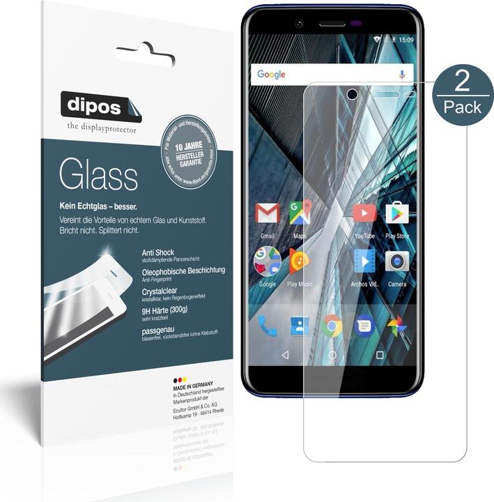2x Antiriflesso Pellicola Protettiva Opaca per Archos Access 57 Protezione
