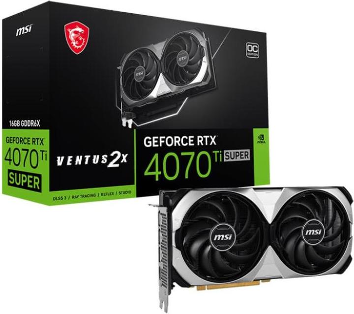 Productafbeelding MSI GeForce RTX 4070 Ti SUPER 16G VENTUS 2X (16 GB)