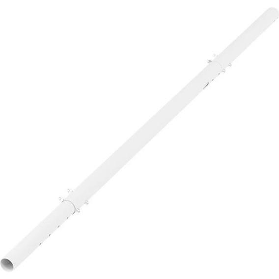 HI-ND Extension pipe 100cm White (Soffitto), Supporto da parete TV, Bianco