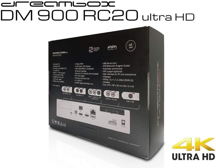 Actual product image Dreambox USB Type C - USB Type C (8 GB, DVB-C, DVB-S2, DVB-T2, CI Shaft)
