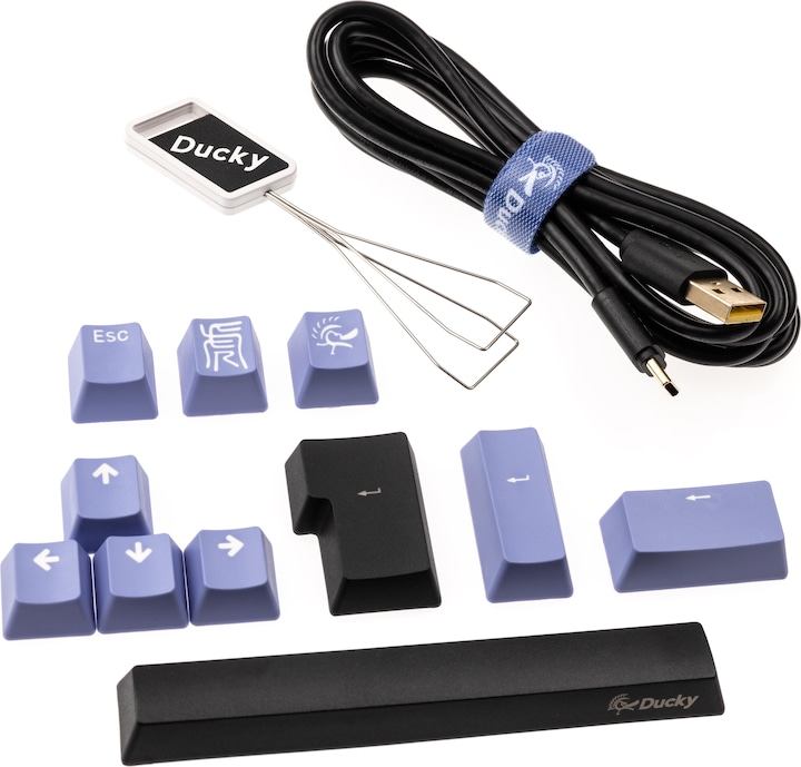 Productafbeelding Ducky One 2 Pro Mini Gaming Toetsenbord, RGB LED - Cherry (NL, Bedraad)