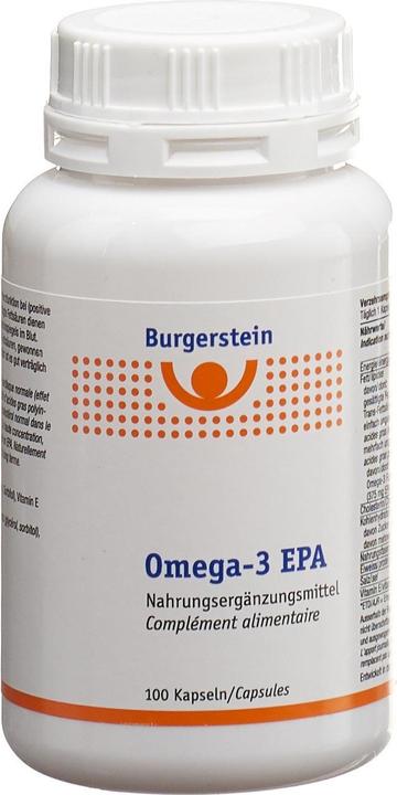 Burgerstein Oméga-3 EPA (100 pièce(s), Capsules, 100 g)
