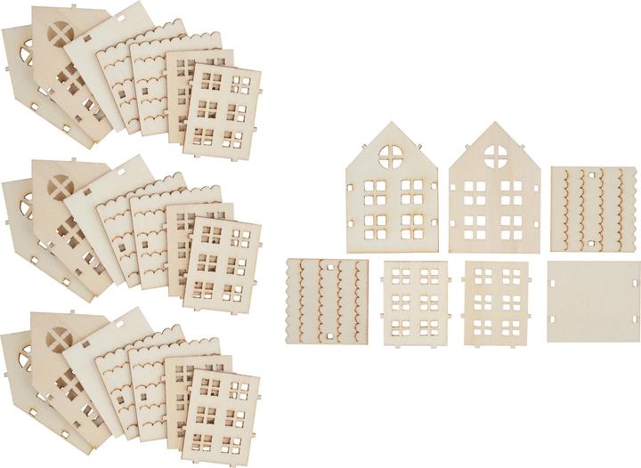 Immagine prodotto VBS Kit di costruzioni in legno "Casetta", 4 pezzi