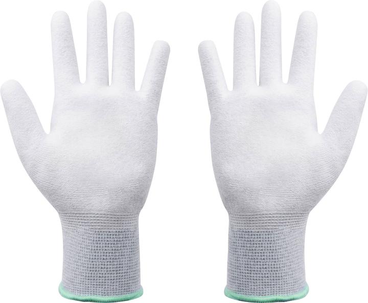 Actual product image Quadrios ESD glove size: S polyamide, polyurethane (S)