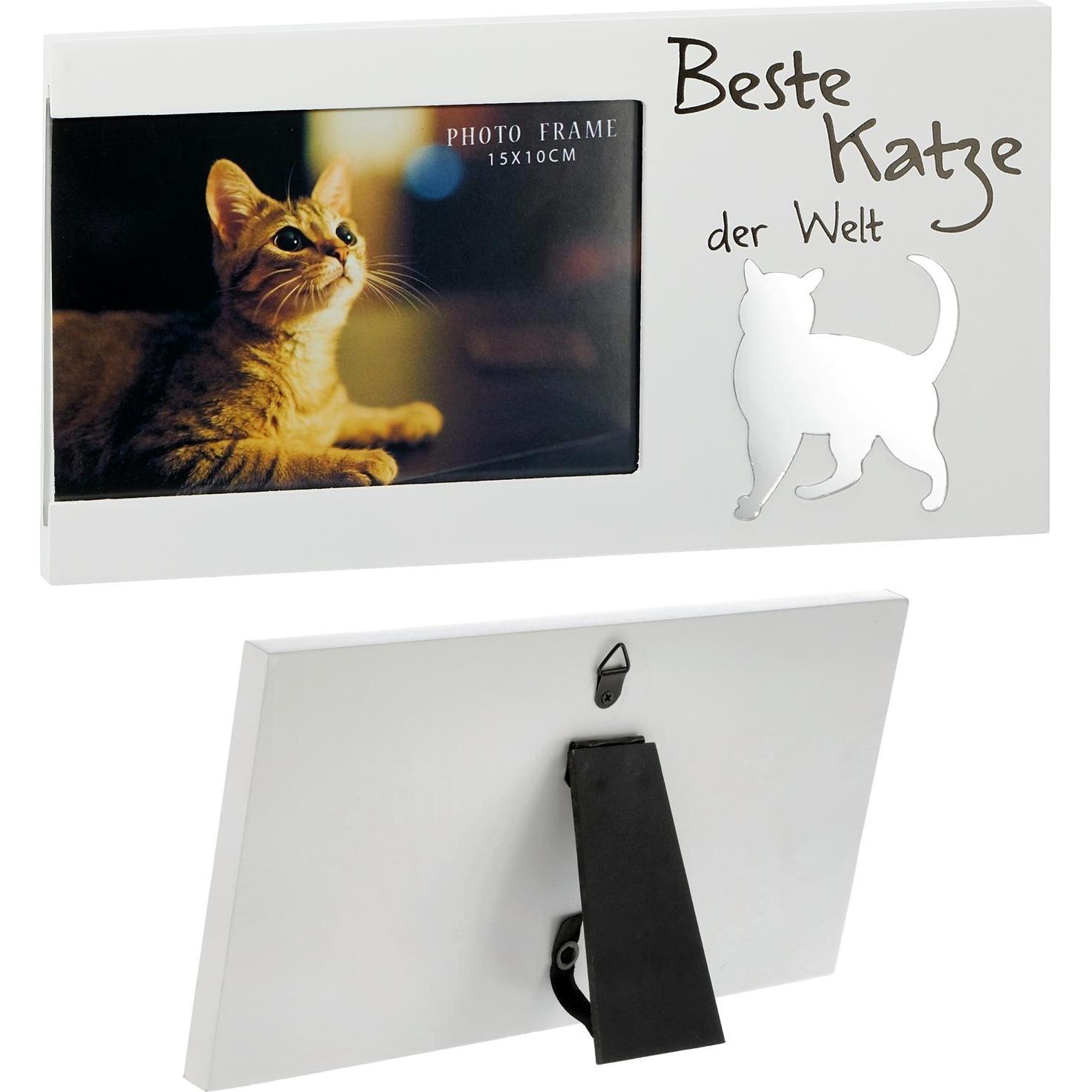 Thumbnail - HTI-Living, Bilderrahmen, Bilderrahmen 15 x 10 mit Spruch "Beste Katze der Welt" (15 x 10 cm)