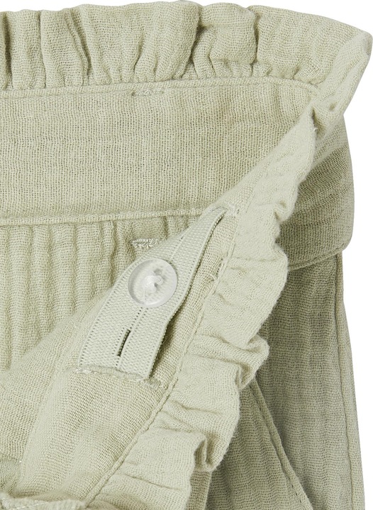 Actual product image Vertbaudet Girls' paperbag trousers, 7/8 (134)