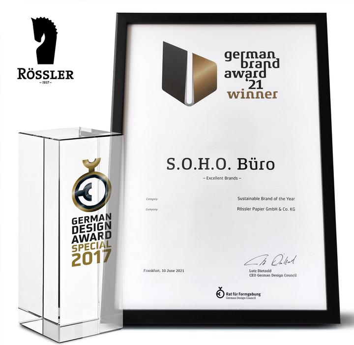 Actual product image Rössler Drawer box Soho navy (A4)