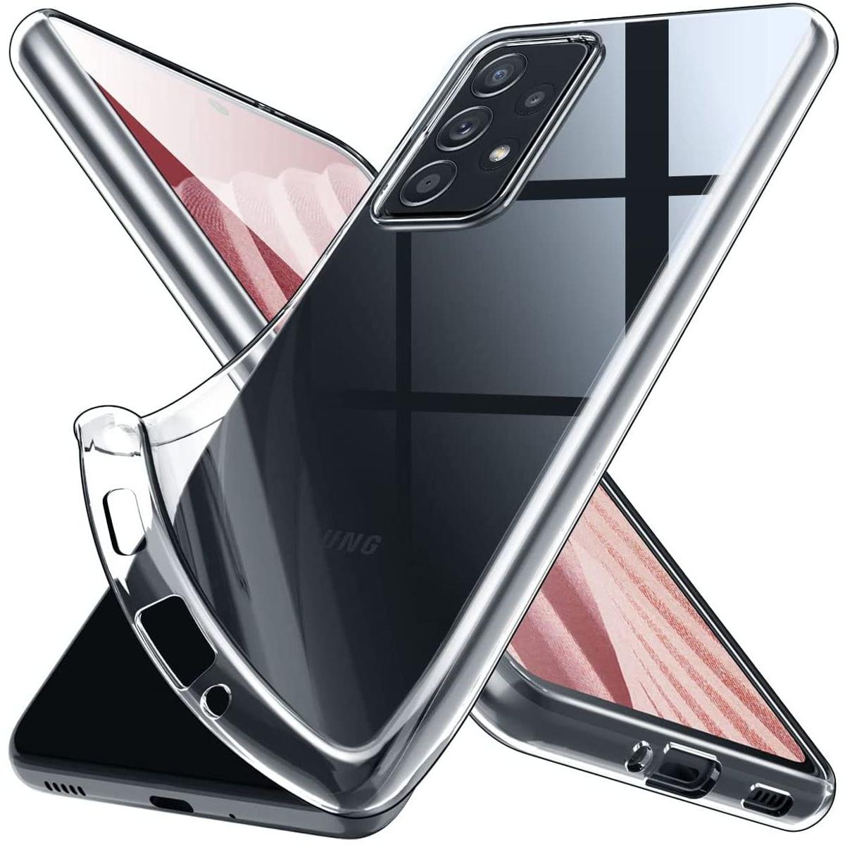 Thumbnail - König Design Hülle Handy Schutz für Samsung Galaxy A73 5G Case Cover Tasche Etuis Transparent (Samsung Galaxy A73 5G), S...