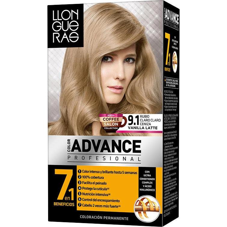 Thumbnail - Llongueras, Haarfarbe, COLOR ADVANCE #9,1-rubio claro claro ceniza (9.1)