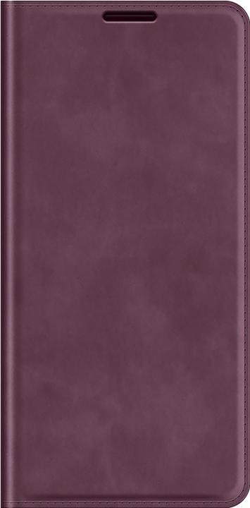 Actual product image Cazy Book Case Compatible with Xiaomi Redmi 12C - Cover Foldable Magnetic Synthetic Leather - Purple (Xiaomi Redmi 12C)