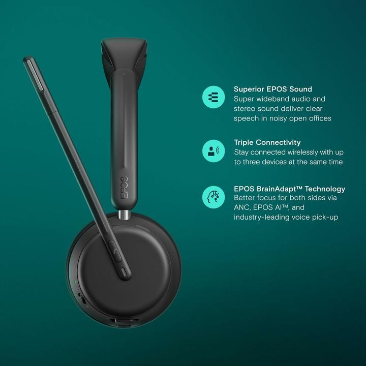 Actual product image EPOS IMPACT 10XX (Cable, Wireless, USB-C, Google Meet, Zoom)