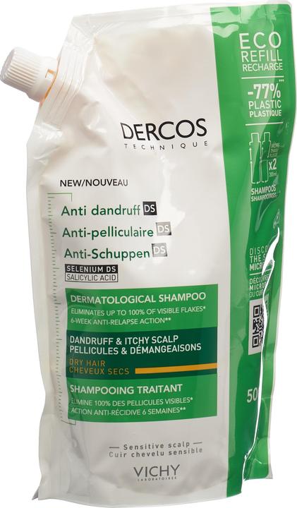 Actual product image Vichy Dercos Anti-Dandruff (500 ml, Liquid shampoo)