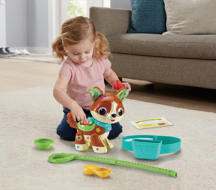Actual product image VTech 80-552564 Run-with-me doggie baby toy, colourful