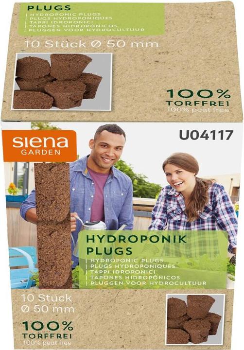 Siena Garden Hydroponik Quelltabs Ø 5 cm, 10 Stück