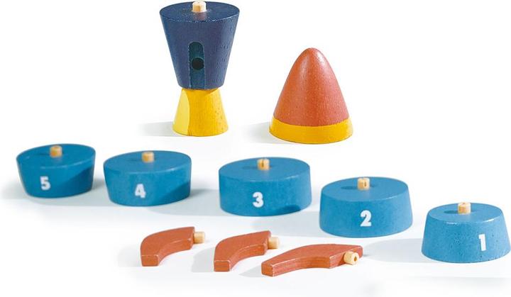 Actual product image Mentari Stacking and Counting Rocket - (MT7120)