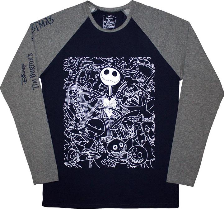 Immagine prodotto The Nightmare Before Christmas Jack Crowd Raglan (M)