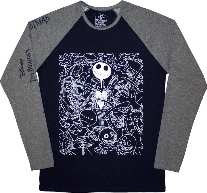 The Nightmare Before Christmas Jack Crowd Raglan