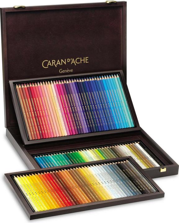 Caran d'Ache Supracolor Aquarelle Holzkoffer (120 x)