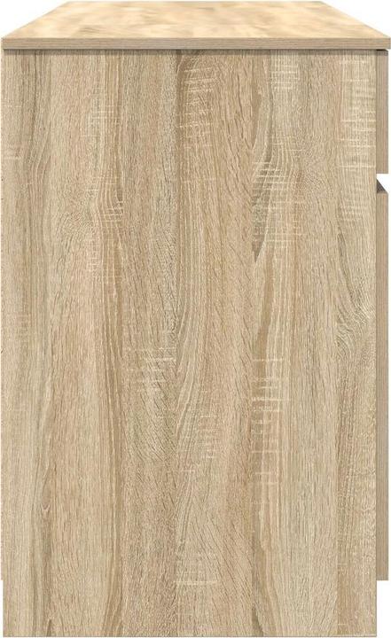 Image du produit vidaXL Bureau Chêne Sonoma 140x49x76 cm Matériau dérivé du bois