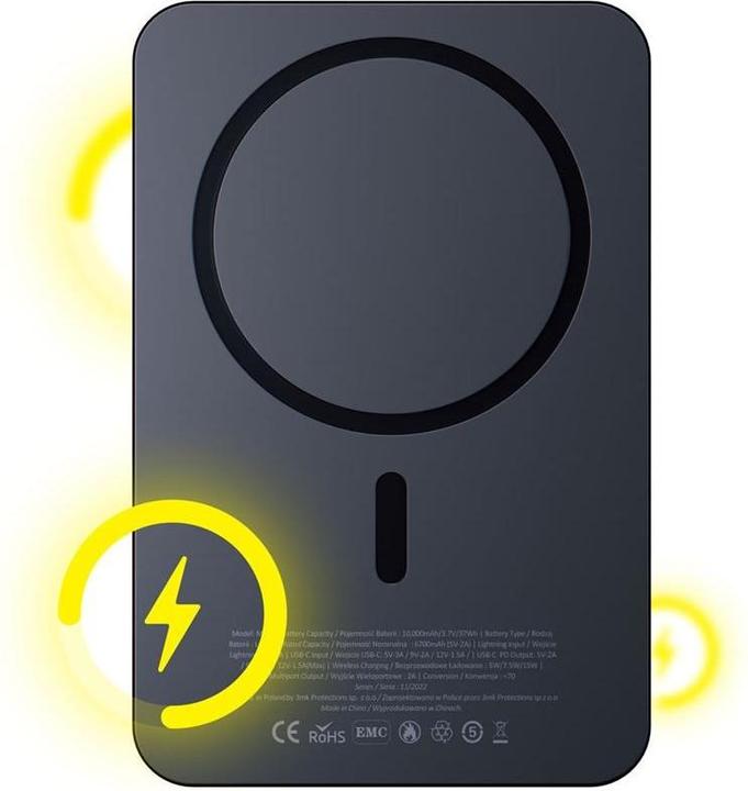 Produktbild 3MK MagSynergy (10000 mAh, 18 W, 37 Wh)