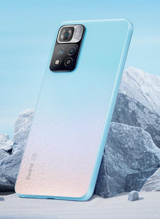 Actual product image Xiaomi Redmi Note 11 Pro+ 5G (256 GB, Star Blue, 6.67", Dual SIM, 5G)