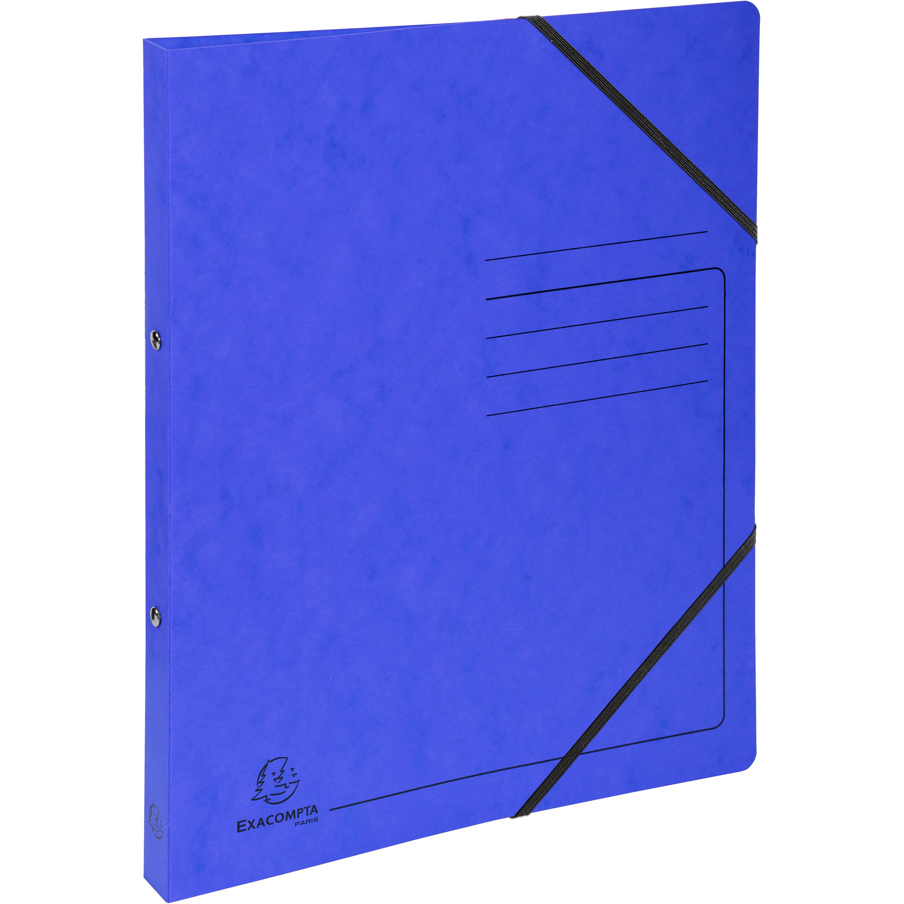 15x Exacompta, Ordner, Ringbuch Top Color A4 2 cm, Blau (A4, 25 mm, 1 x)