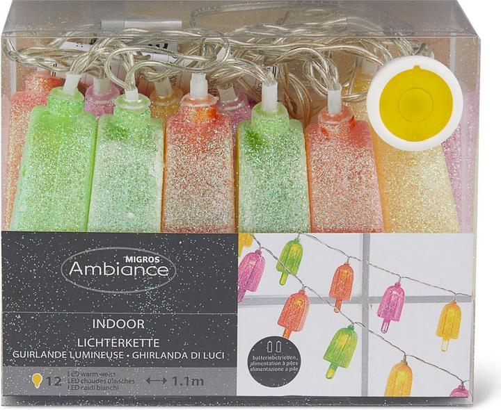 Produktbild Migros Ambiance Indoor Lichterkette Glacé (1.10 m)