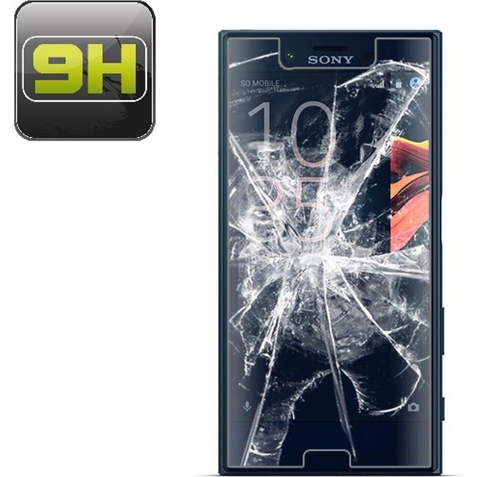 Protectorking 1x echtes Tempered 9H Panzerhartglas 3D KLAR (1 Stück, Sony Xperia X Compact), Smartphone Schutzfolie, Tra...