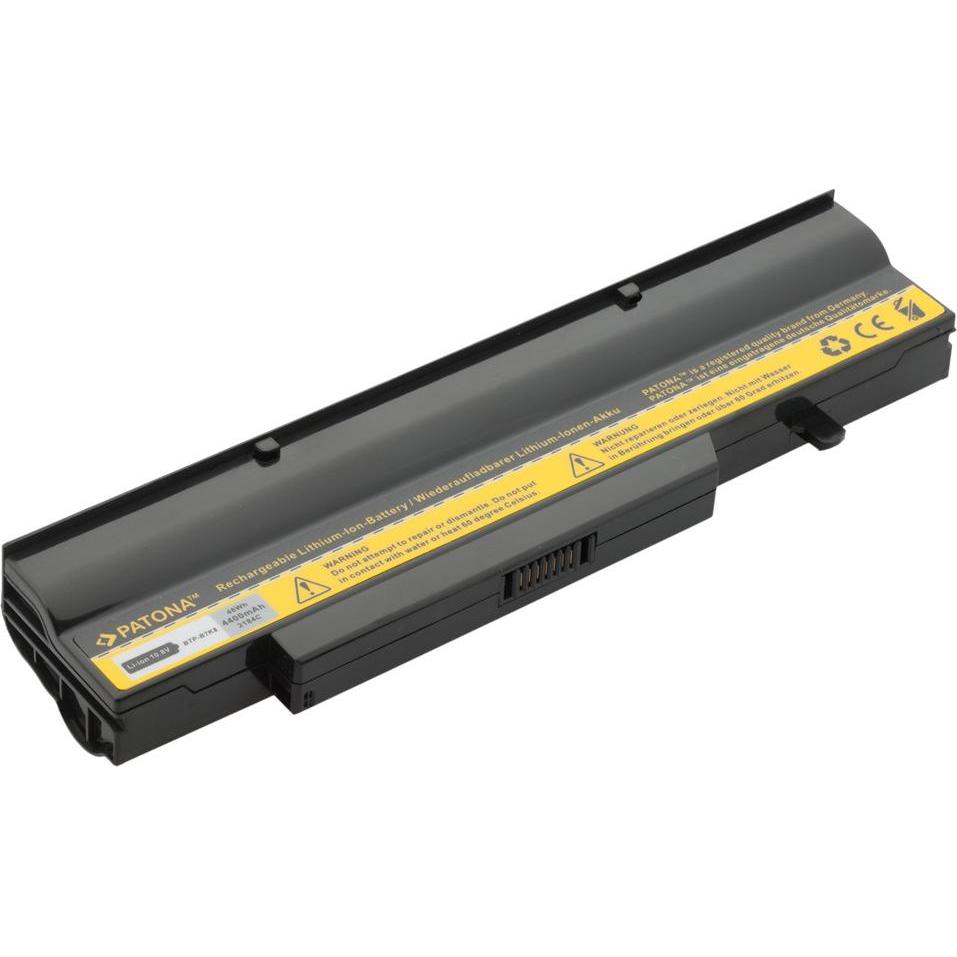 Patona 2184 (6 cubicoli, 4400 mAh), Batteria per notebook, Nero