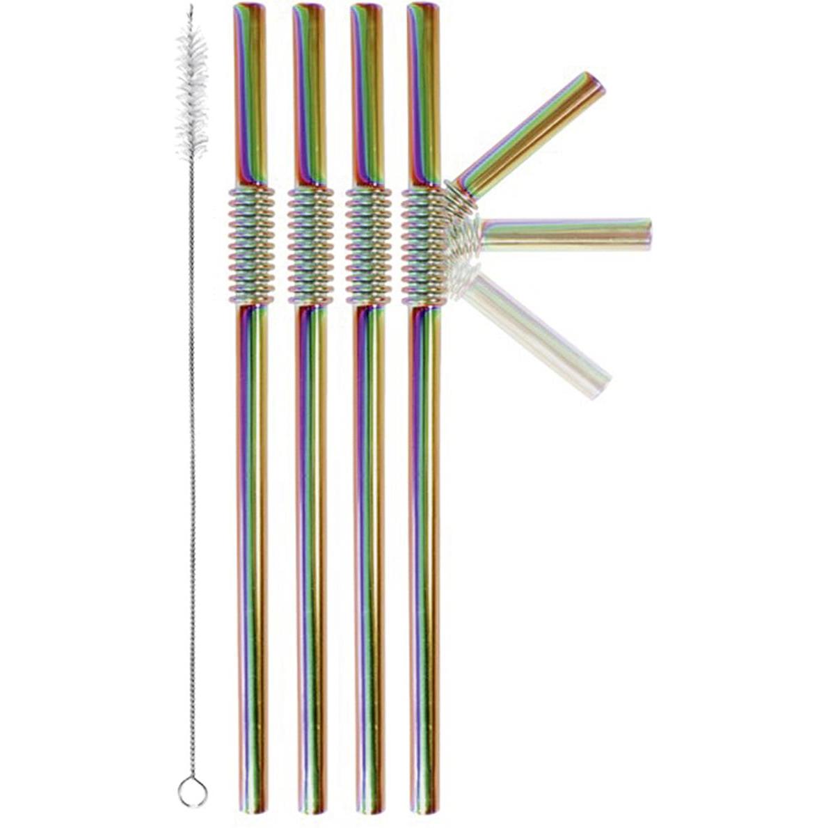 Turtleneck Straw Trinkhalme, Strohhalm, Mehrfarbig