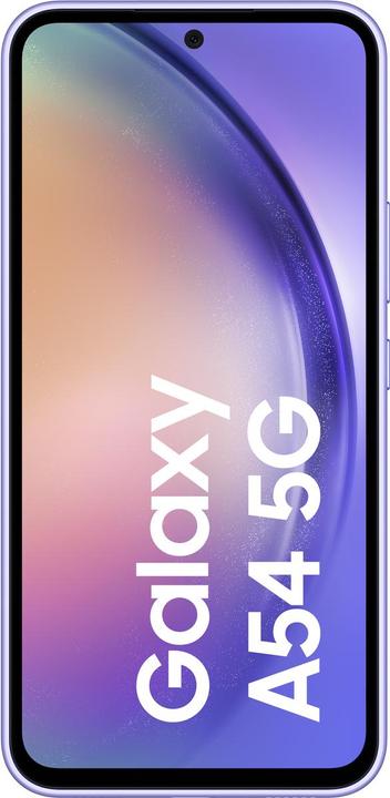 Actual product image Samsung Galaxy A54 5G (256 GB, Awesome Violet, 6.40", Dual SIM, 5G)