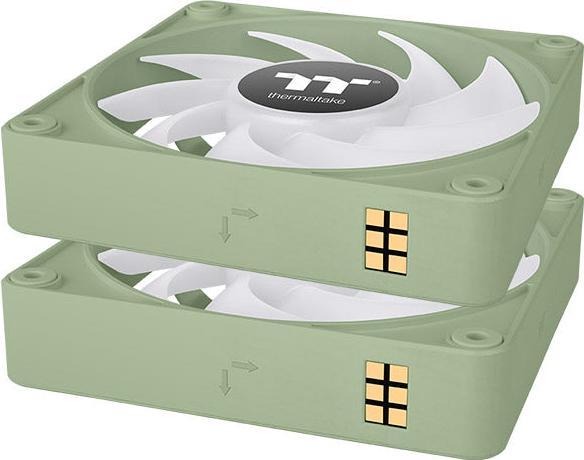 Actual product image Thermaltake TT CT120 EX ARGB Sync PC Cooling Fan 3 Pack Matcha Green (120 mm, 3 x)