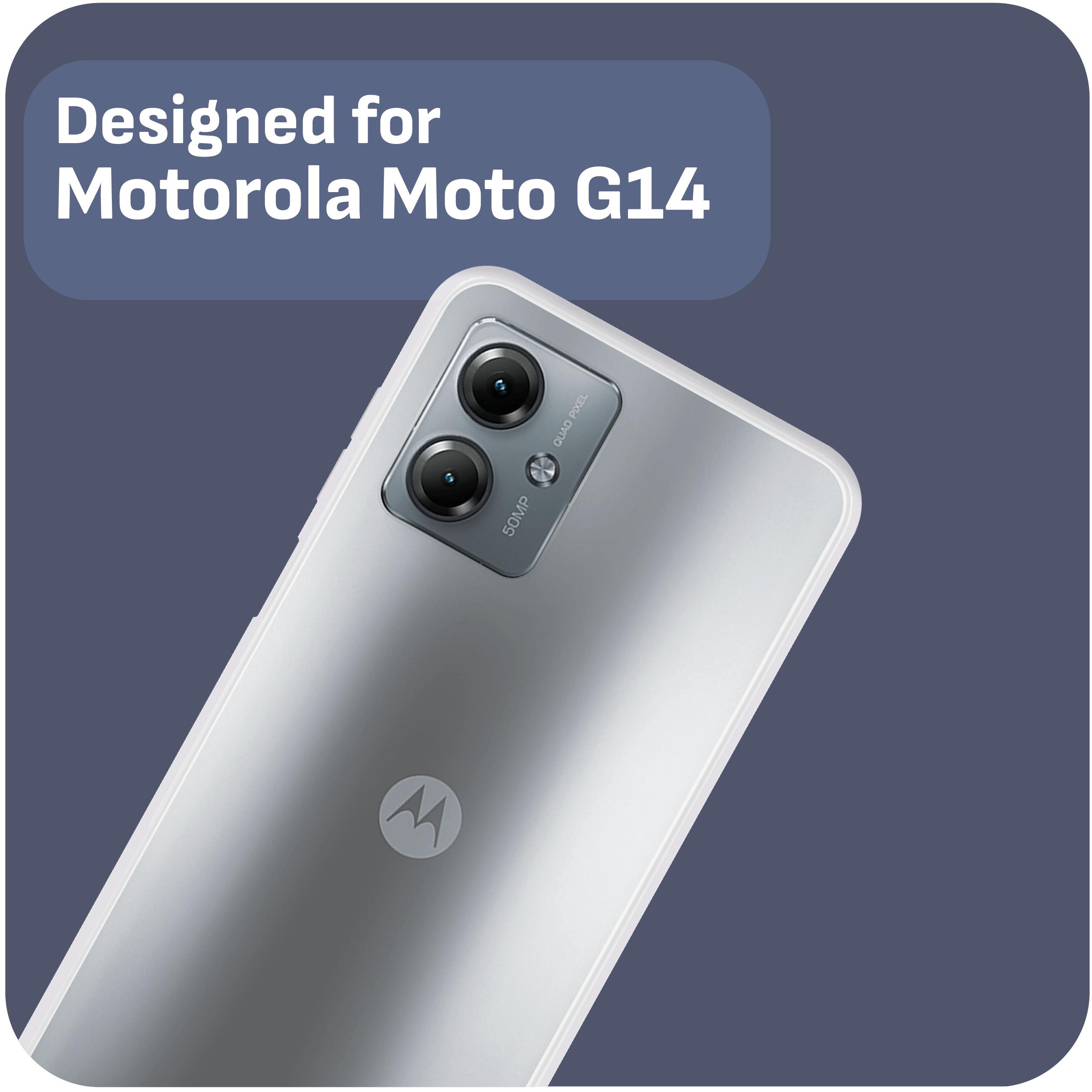Thumbnail - Cazy Silikon Hülle Kompatibel mit Motorola Moto G14 - Soft TPU Schutz - Transparant (Motorola Moto G14), Smartphone Hüll...
