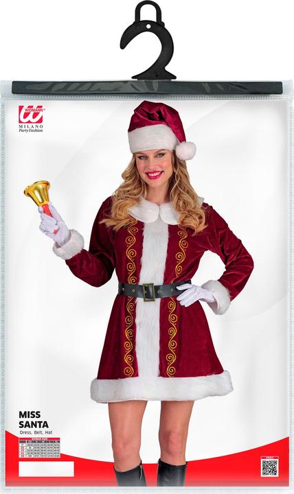 Produktbild Widmann Miss Santa Claus Kostüm für Frauen (XS)
