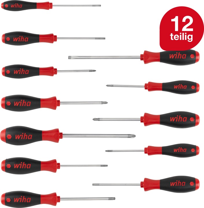 Produktbild Wiha SoftFinish (Schlitzschrauben, Torx (TX), Pozidriv-Kreuzschlitz (PZ), Phillipps-Kreuzschlitz (PH))