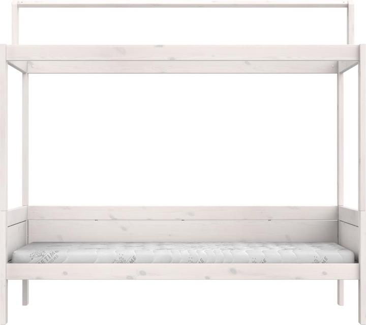 Produktbild Lifetime Kidsrooms Himmelbett mit Dachkonstruktion fuer Stoffdach und Premium Rollboden (90 x 200 cm)