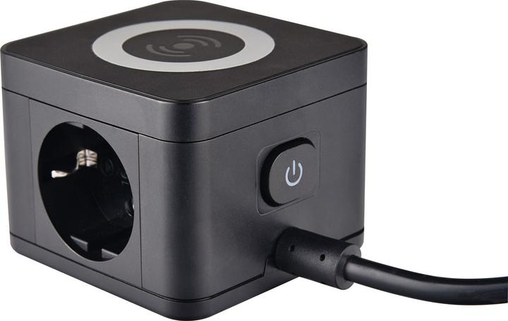 Produktbild As - Schwabe Steckdosentower (5 x, CEE 7/3, USB, 1.50 m)