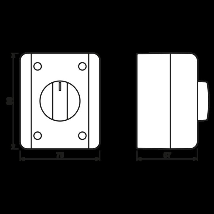 Image du produit JUNG 8012W Minuteur, série WG 800