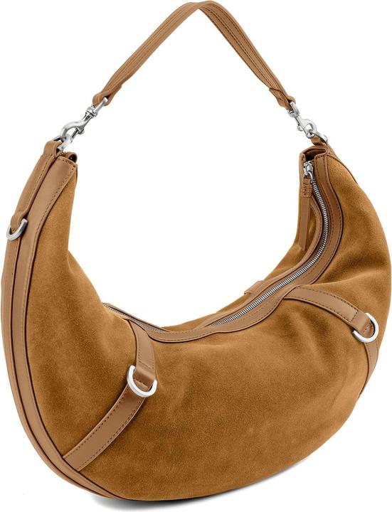 Actual product image Les Visionnaires Enya Schultertasche Leder 46 cm