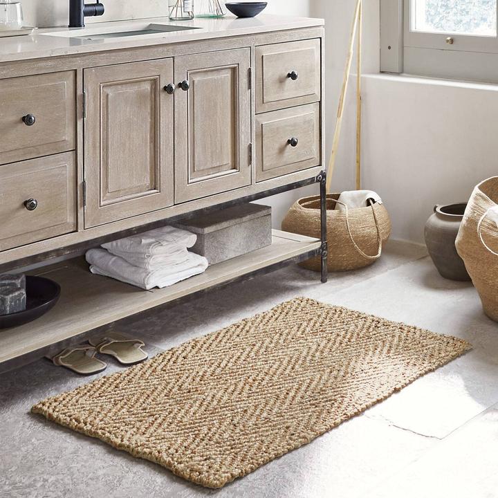 Produktbild Loberon Badematte Daoukro braun (100 x 70 cm)