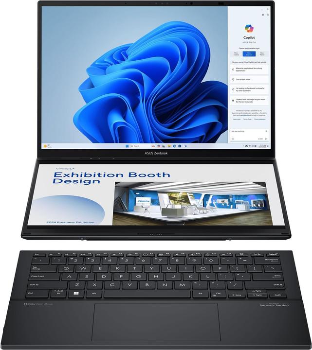 Image du produit ASUS Zenbook Duo OLED (14", Intel Core Ultra 9 185H, 32 Go, 1000 Go, DE)