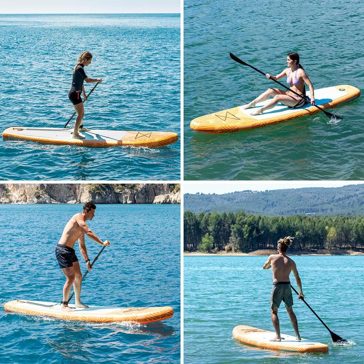 Immagine prodotto InnovaGoods Tavola da paddle gonfiabile 2 in 1 con sedile e accessori Siros 10'5" 320 cm (10'5")