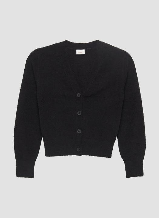 Produktbild S.Oliver Strickjacke Strickjacke mit Knopfleiste aus Bouclé (134, 140)