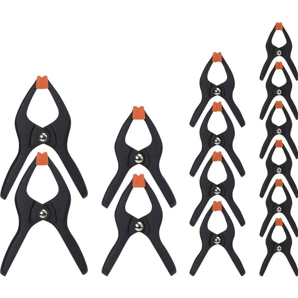 Jorgensen, Morsa + Strettoio, Federklemmen-Set 14-teilig 93260 Spann-Weite (max.):76 mm Ausladungs- (76 mm)