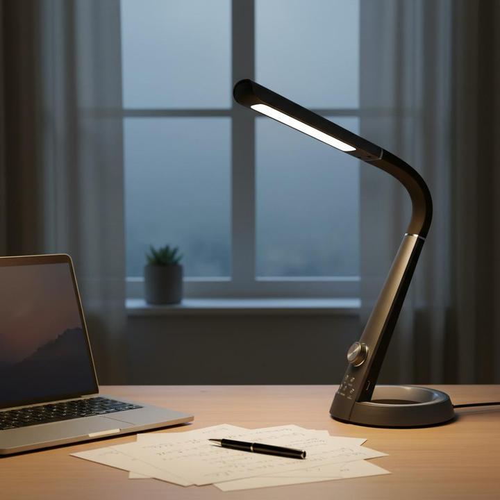 Actual product image Standart Table LED Lamp Alto Bl1063b Black (790 lm)