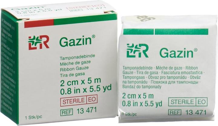 Actual product image Gazin Tamponadebinden 2cmx5m steril