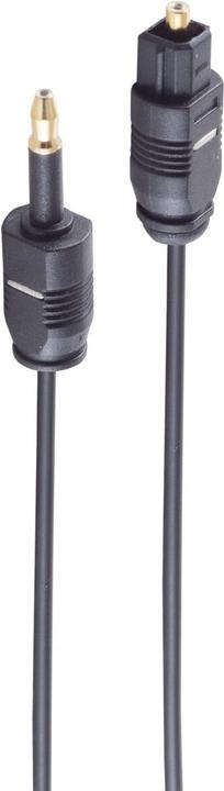 Immagine prodotto Shiverpeaks ®-BASIC-S--Cavo in fibra ottica da 2,2 mm, spina Toslink a spina Opti da 3,5 mm, 1,0 m (1 m, TOSLINK)