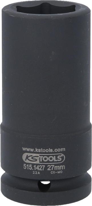 Produktbild KS Tools 3/4" Sechskant-Kraft-Stecknuss lang (27 mm)